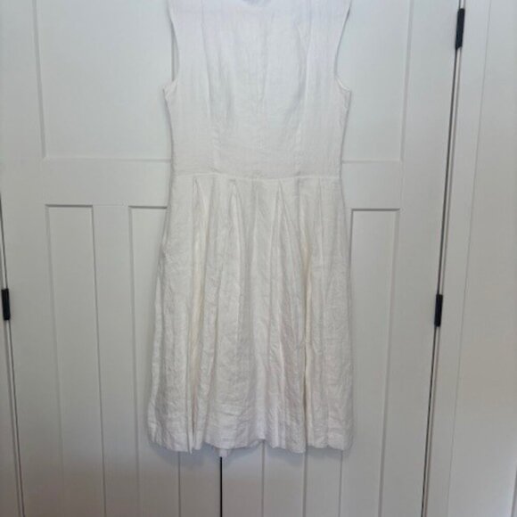 NWOT REFORMATION Prim Linen Midi Dress // White // Size 12 - Picture 8 of 10
